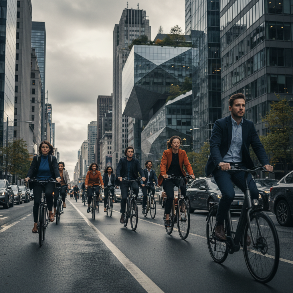 เทรนด์ปลายปี 2026: E-Bike ตอบโจทย์วัยทำงานยุคน้ำมันแพง - ebike-trend-working-class-2026