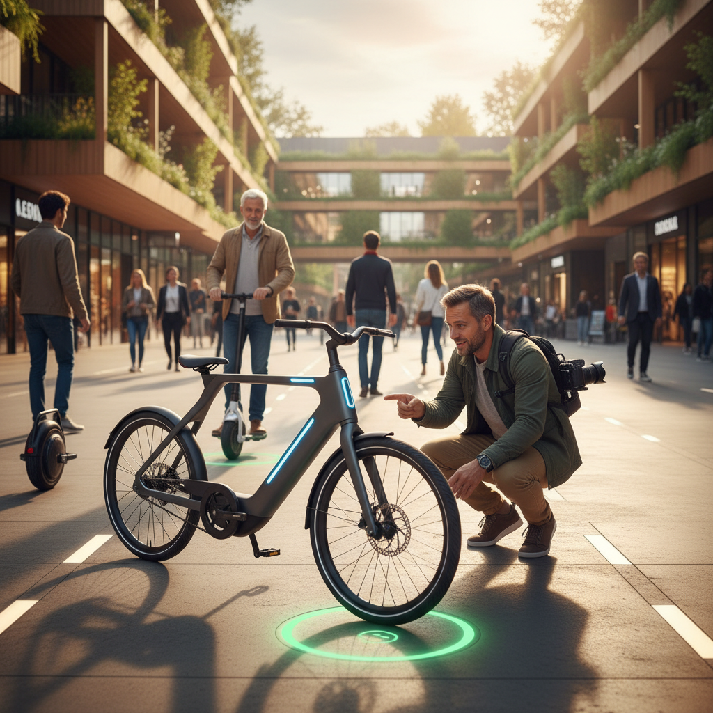เทรนด์ EV 2026: รีวิว E-Bike ชาร์จไร้สาย นวัตกรรมแห่งอนาคต - ebike-wireless-charging-trend