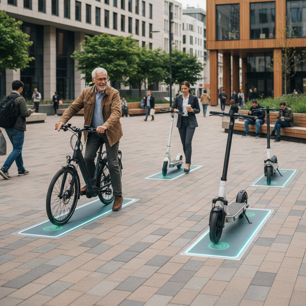 เทรนด์ EV 2026: E-Bike ชาร์จไร้สาย จอดปุ๊บชาร์จปั๊บ - ebike-wireless-charging-trend