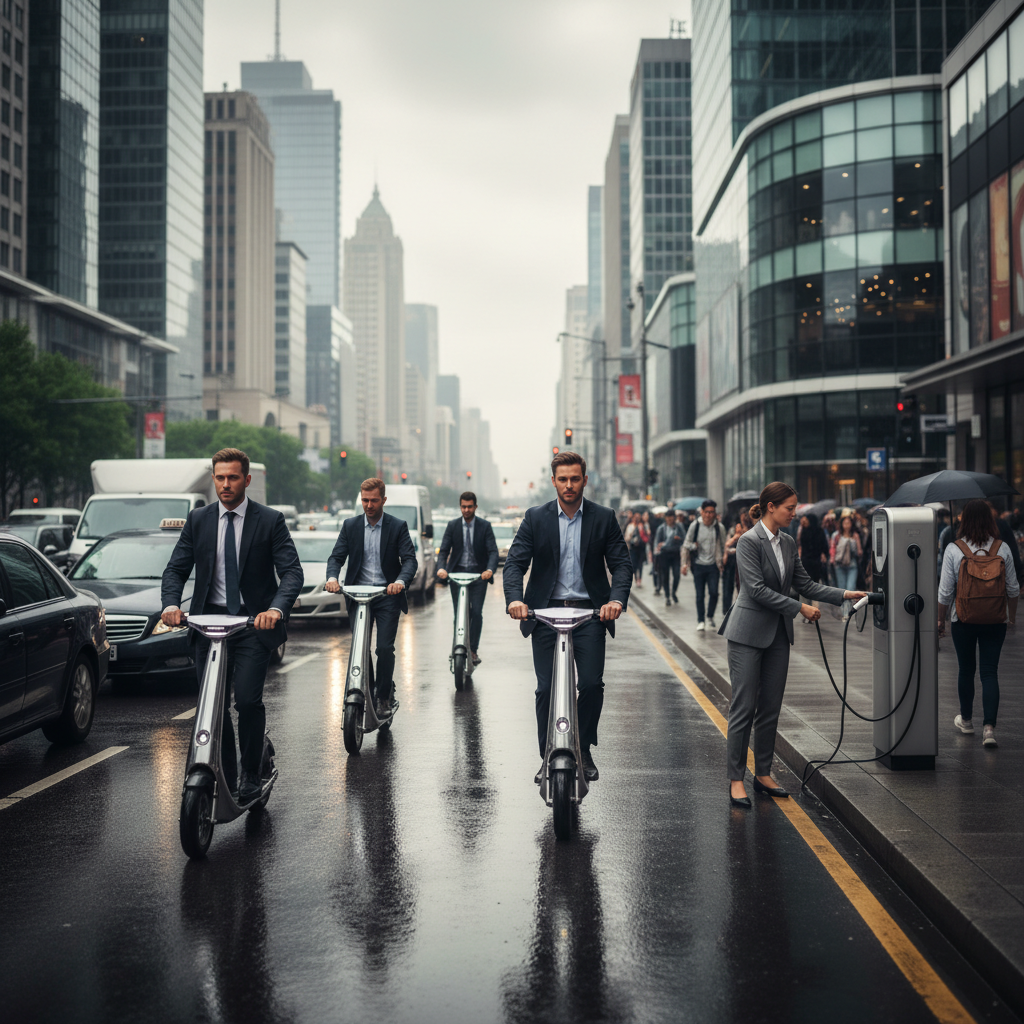 วิเคราะห์เทรนด์ 2026! สกู๊ตเตอร์ไฟฟ้าฮีโร่แก้รถติดวัยทำงาน - electric-scooter-commute-trend