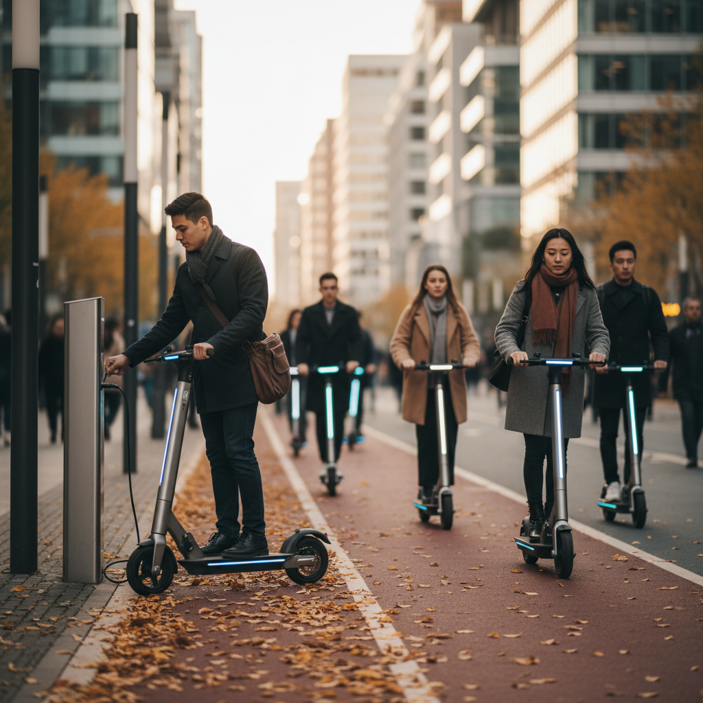 เทรนด์สกู๊ตเตอร์ไฟฟ้า 2026: มอเตอร์อัจฉริยะประหยัดไฟอีกขั้น - escooter-smart-motor-trends-2026