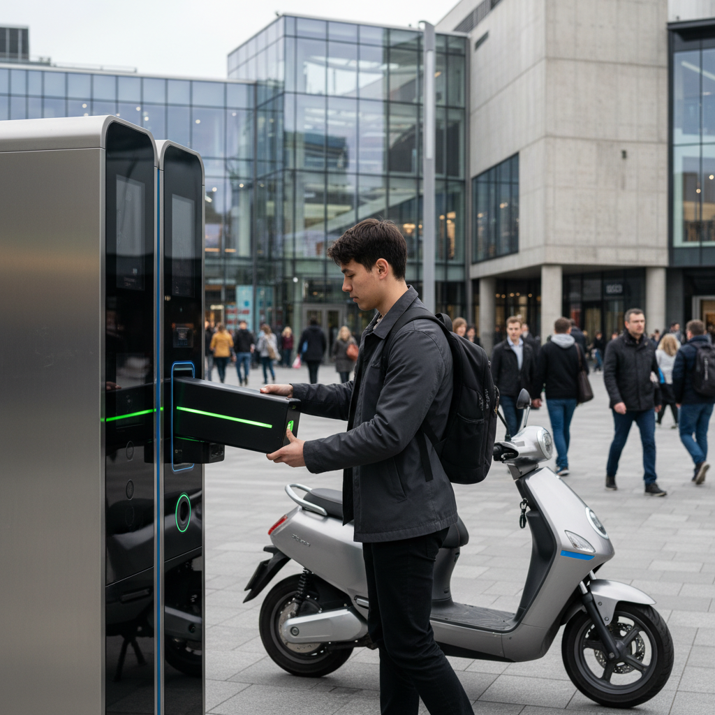 อนาคต EV 2026! ชี้เทรนด์ตู้สลับแบตเตอรี่สกู๊ตเตอร์ไฟฟ้า - ev-battery-swap-station-trend