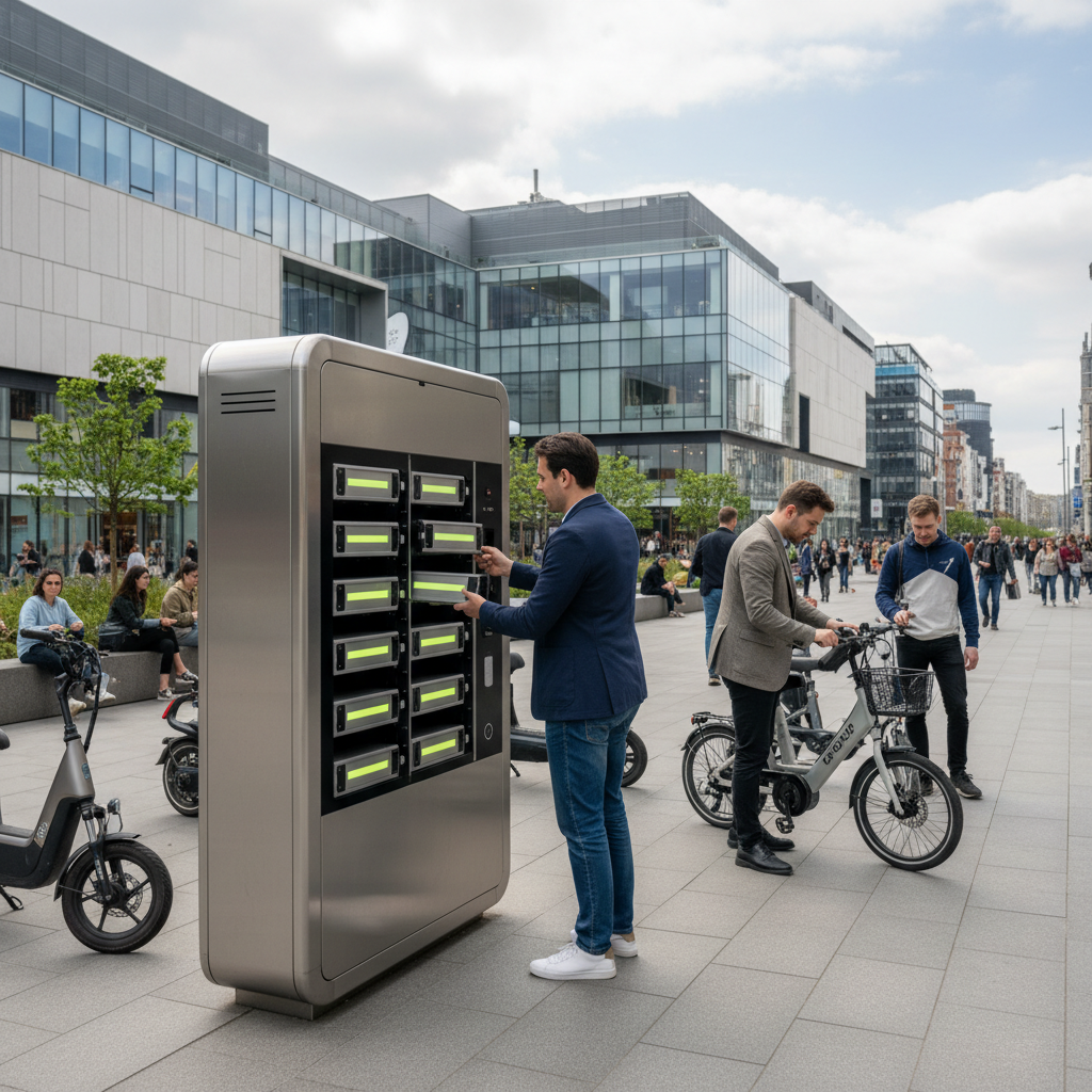 เทรนด์ EV 2026! อนาคตสถานีสลับแบต E-Bike ชาร์จไวไม่ต้องรอ - ev-battery-swap-station-trend
