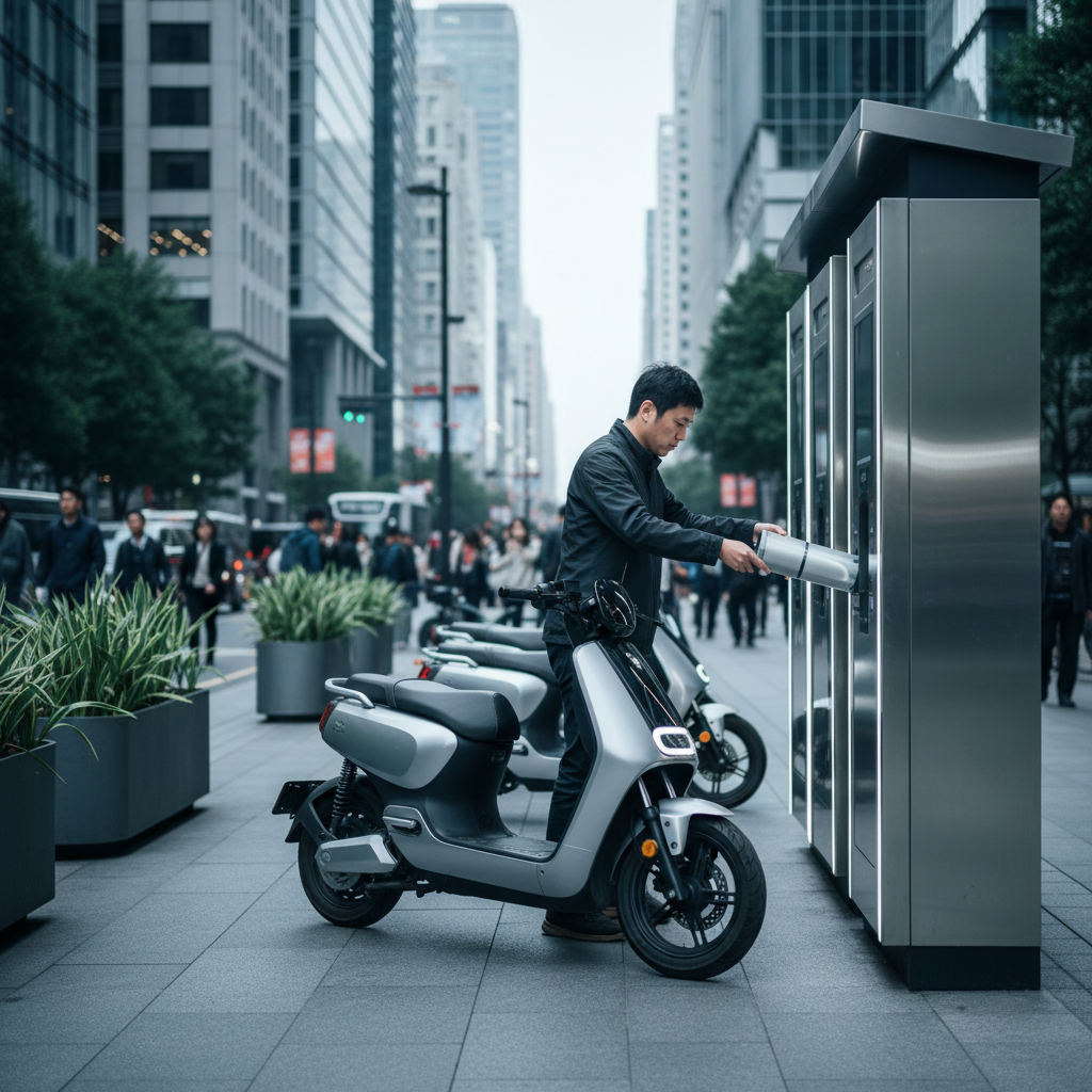 เทรนด์ EV 2026! สถานีสลับแบตเตอรี่ E-Bike จบปัญหาชาร์จนาน - ev-battery-swap-station-trend