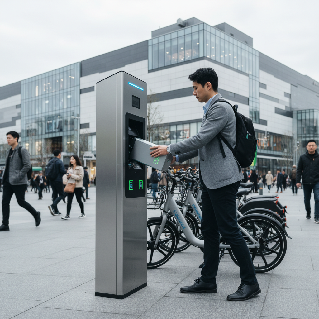 เทรนด์ EV 2026: จับตาสถานีสลับแบต E-Bike เปลี่ยนไวใน 1 นาที - ev-battery-swapping-station-2026