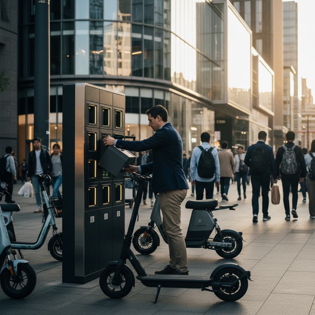 เจาะเทรนด์ EV 2026! สถานีสลับแบต E-Bike ไม่ต้องรอชาร์จ - ev-battery-swapping-station-trend