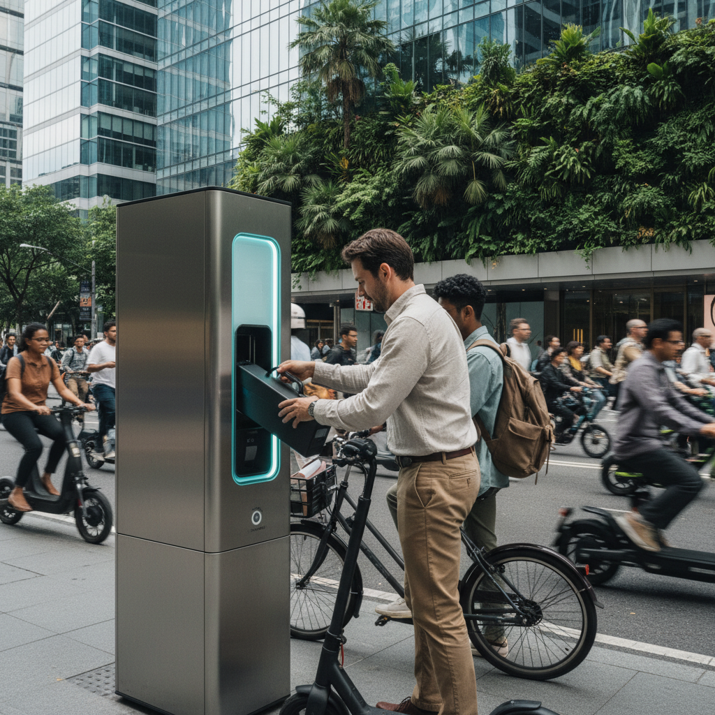 อนาคต EV 2026: เทรนด์ตู้สลับแบตเตอรี่ E-Bike มาแรง - ev-battery-swapping-trend