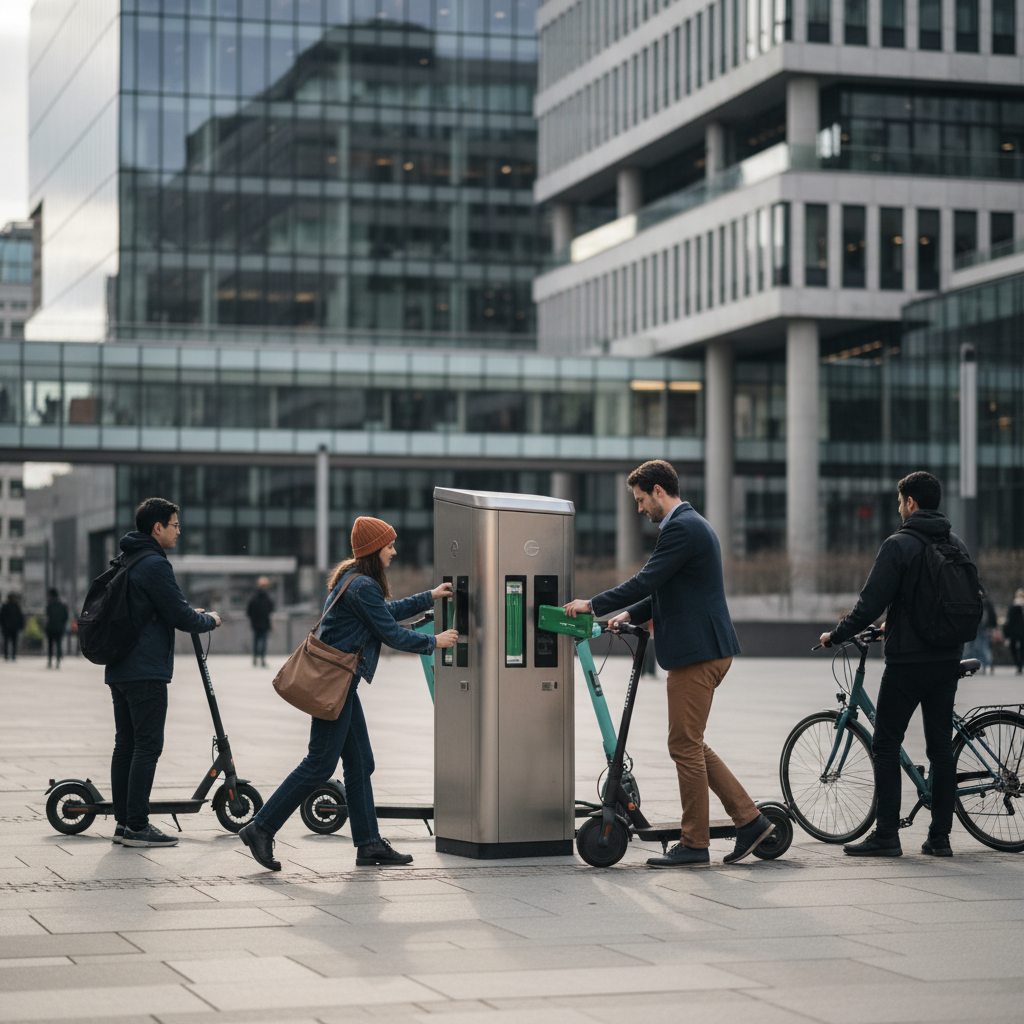 เทรนด์ EV 2026: สถานีสลับแบตเตอรี่ E-Bike เติมพลังใน 1 นาที - ev-battery-swapping-trend