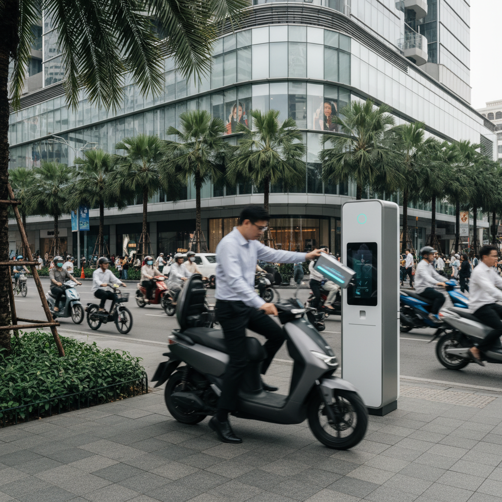 วิเคราะห์ตลาด EV 2026: เทรนด์ตู้สลับแบตเตอรี่ E-Bike ในไทย - ev-battery-swapping-trend-2026