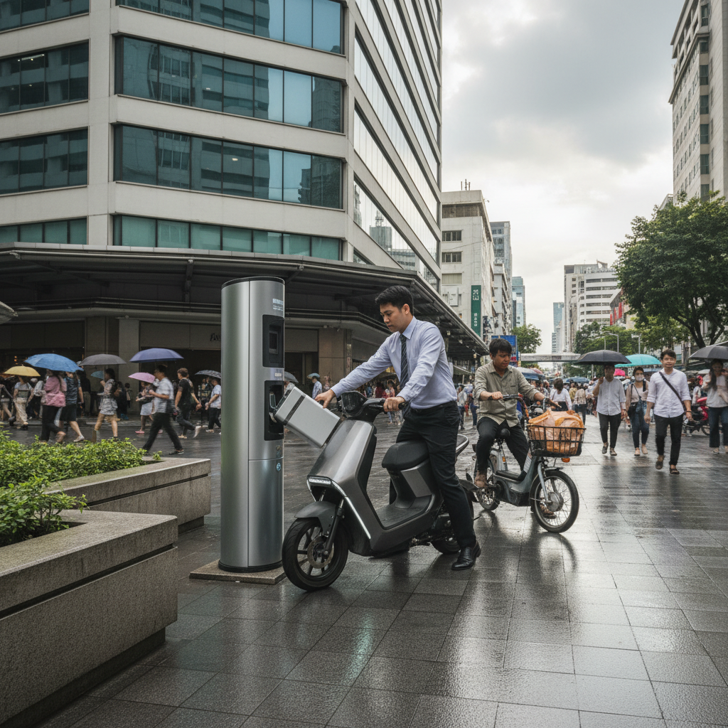 อนาคต EV 2026: เทรนด์สลับแบต E-Bike ไว ไม่ต้องรอชาร์จ - ev-battery-swapping-trend-2026