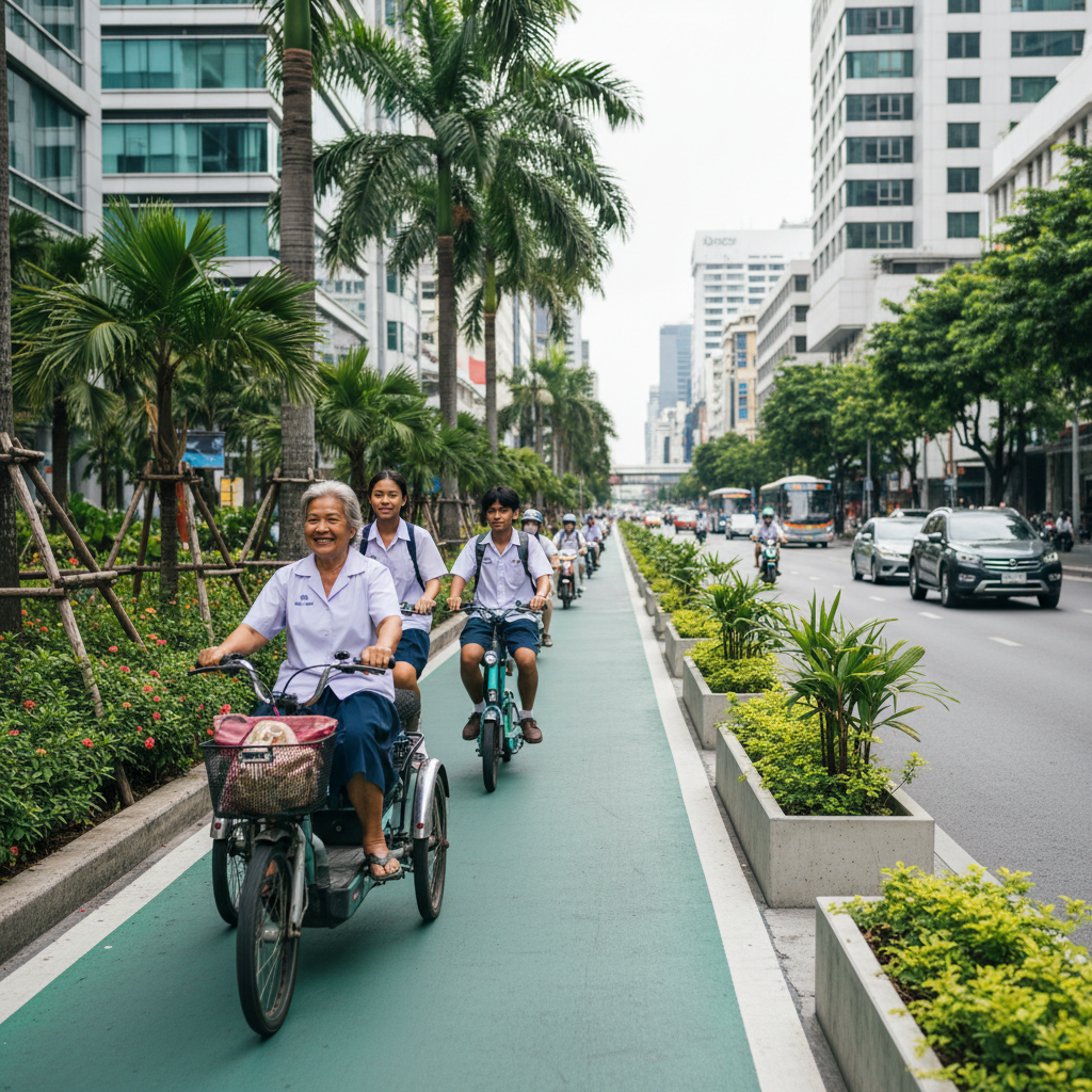 อนาคต EV ไทย 2026! จ่อผุดเลนพิเศษ E-Bike ทั่วหัวเมือง - ev-bike-lane-policy-trend