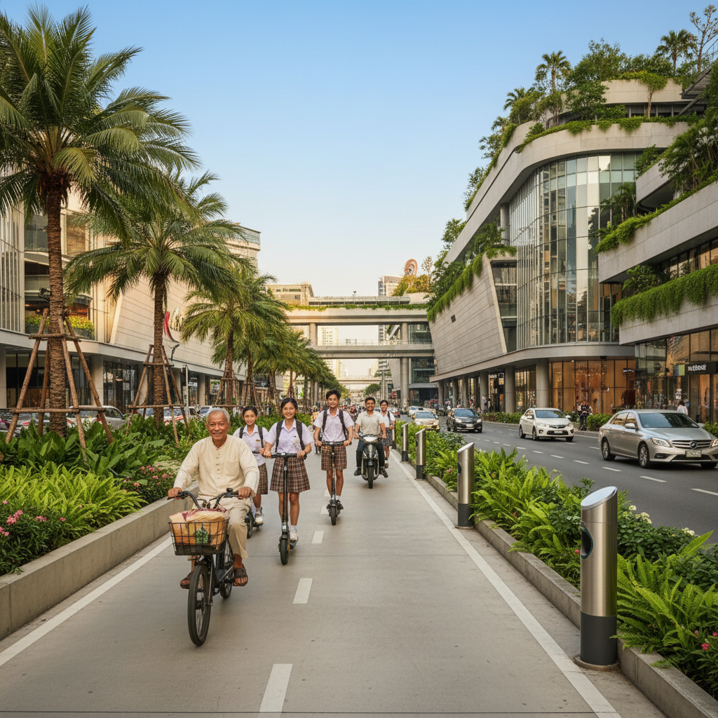 อนาคต EV ไทย 2026: รัฐจ่อผุดเลนพิเศษ E-Bike ทั่วเมือง - ev-ebike-special-lane-policy