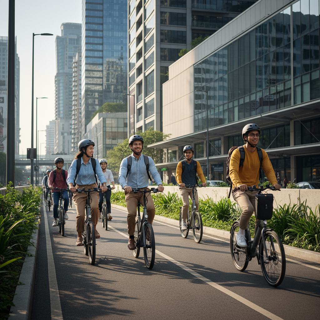 เทรนด์ EV 2026! จ่อผุดเลนพิเศษ E-Bike หนุนวัยทำงาน - ev-ebike-special-lane-trend