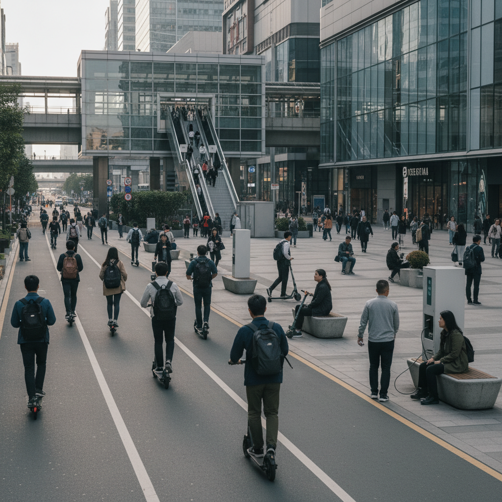 คาดการณ์เทรนด์ EV 2027: สกู๊ตเตอร์ไฟฟ้าพับได้ฮิตครองเมือง - foldable-scooter-ev-trend-2027