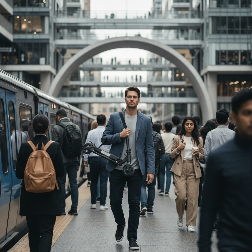 เทรนด์ EV 2026: สกู๊ตเตอร์พับได้ น้ำหนักเบา พกพาง่าย - foldable-scooter-trend-2026