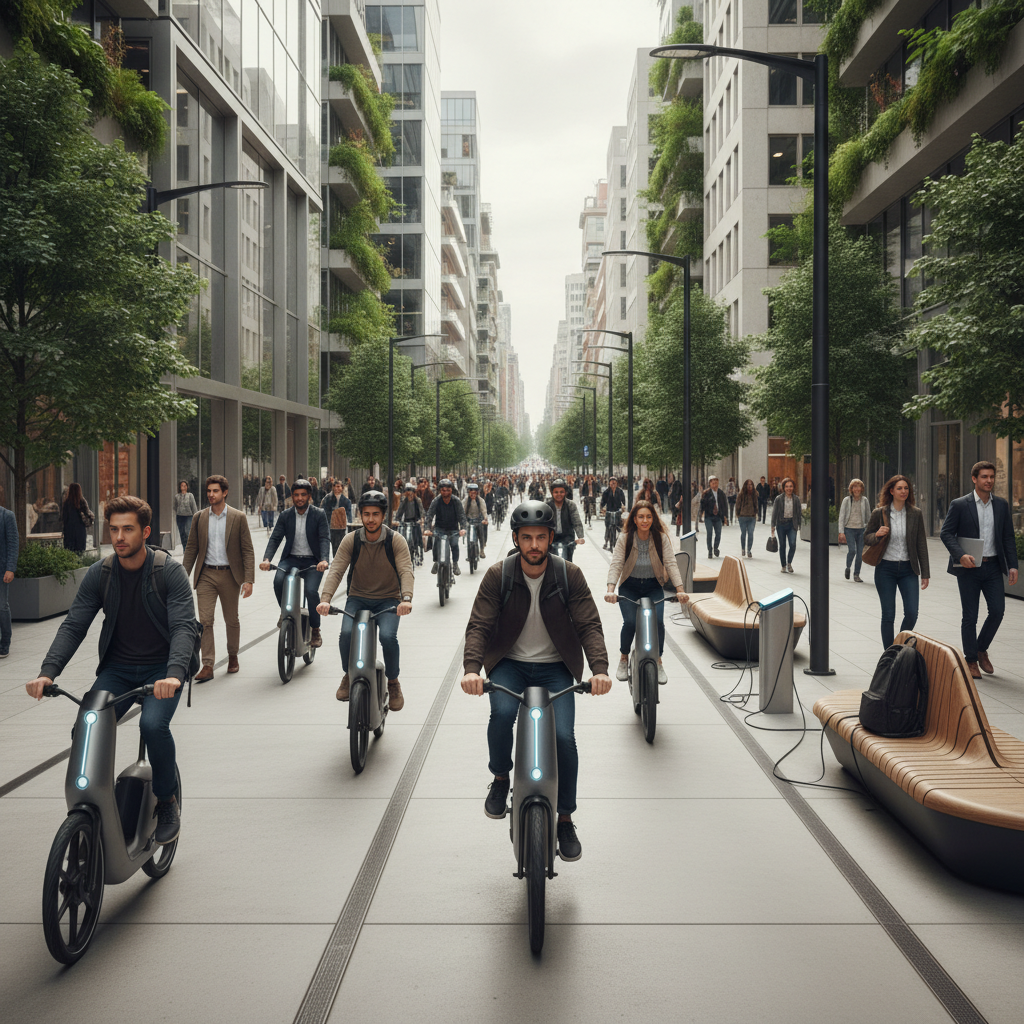 เทรนด์เมืองอนาคต 2026: ดัน E-Bike สกู๊ตเตอร์แทนรถน้ำมัน - future-city-ev-trend-2026
