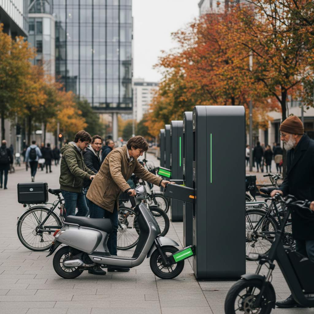 เทรนด์ E-Bike ปลายปี 2026: นวัตกรรมสลับแบตเตอรี่สุดล้ำ - future-ebike-battery-swap-2026