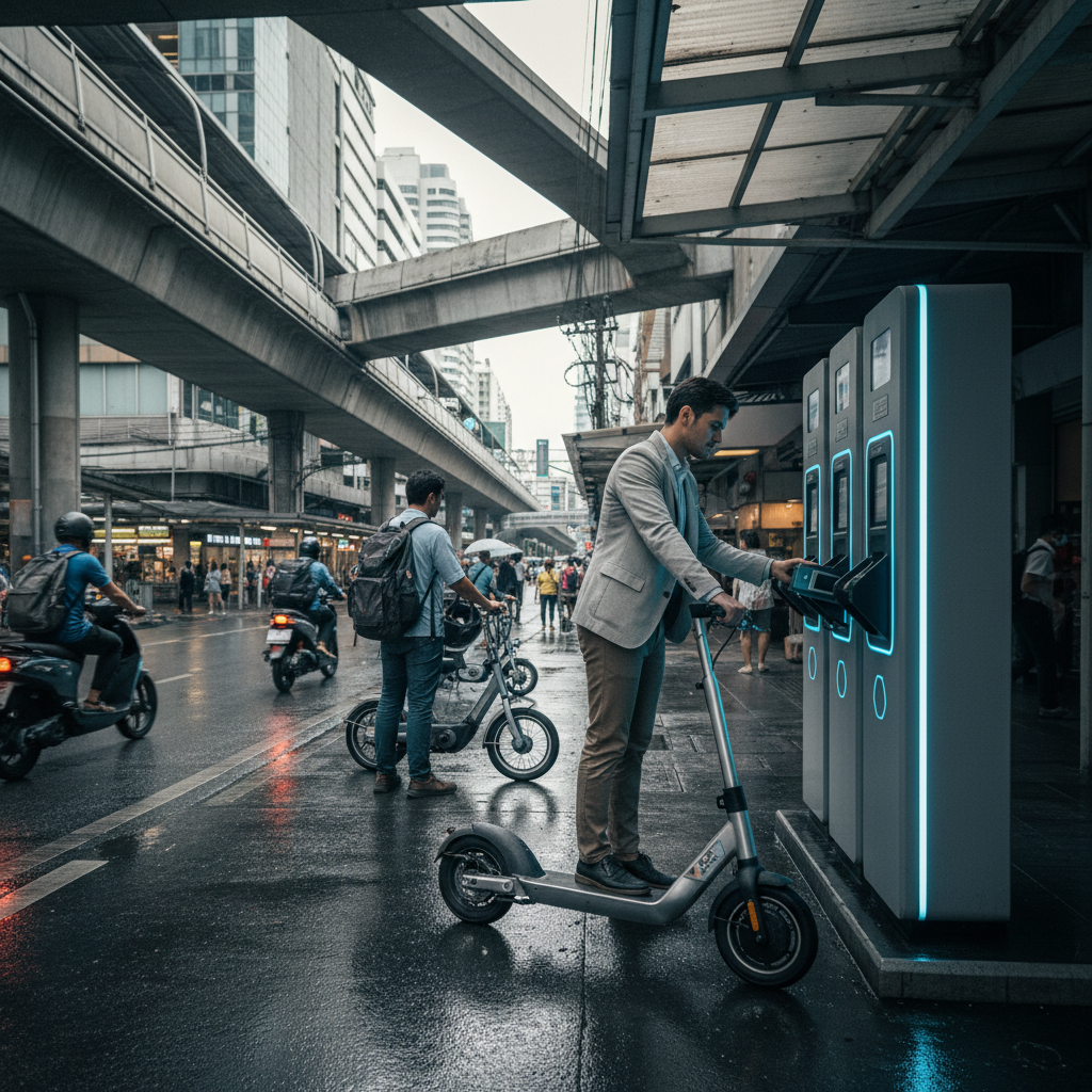 อนาคตของ E-Bike: เทคโนโลยีสลับแบตเตอรี่สุดล้ำปี 2026 - future-ebike-battery-swapping