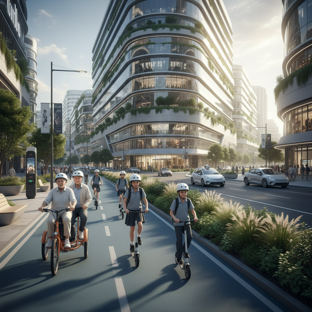 อนาคตเมือง 2026: นโยบายเลนพิเศษ E-Bike ขับขี่ปลอดภัย - future-ebike-lane-policy-2026