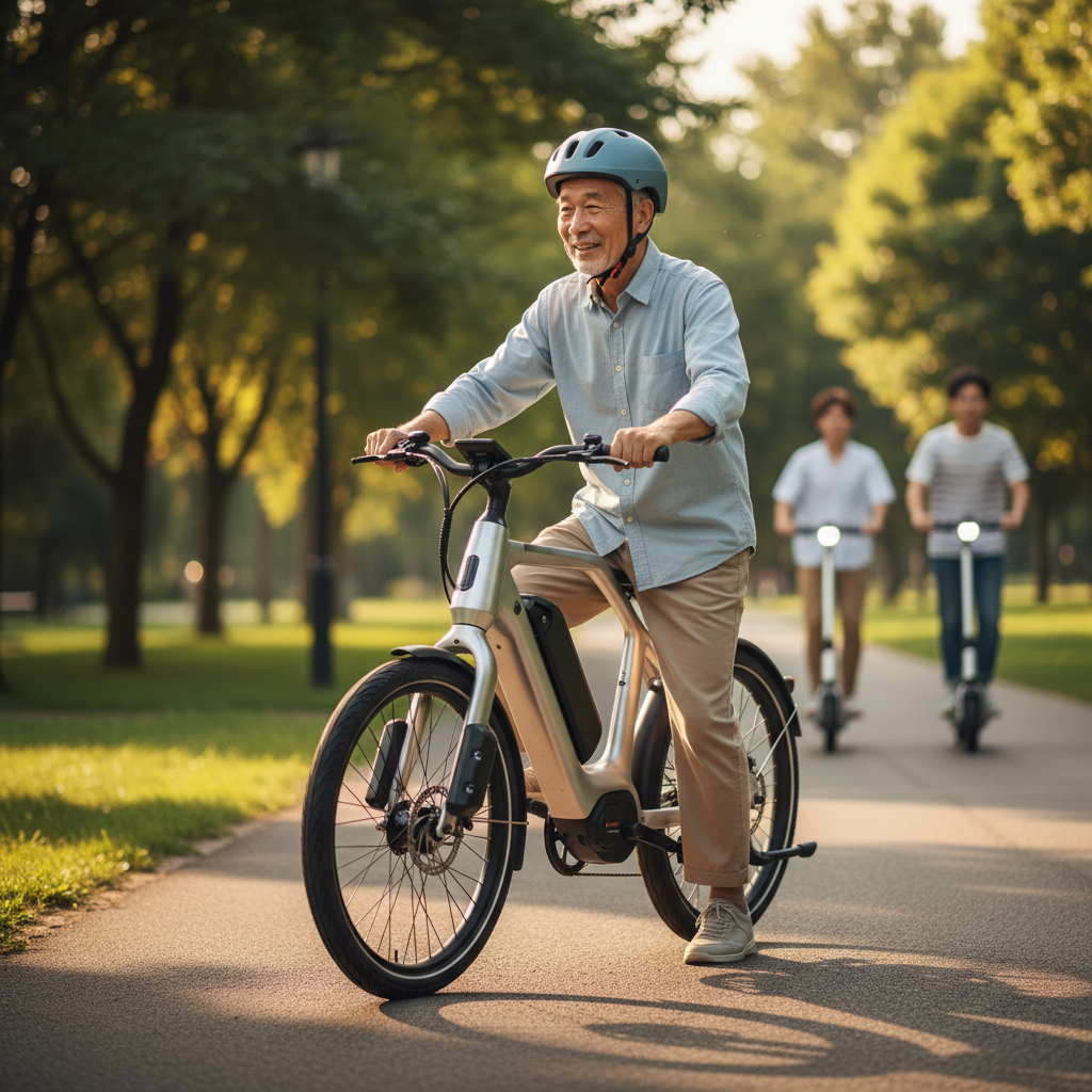 อนาคต E-Bike 2026: นวัตกรรมขับขี่ปลอดภัยเพื่อผู้สูงอายุ - future-ebike-safety-tech-2026