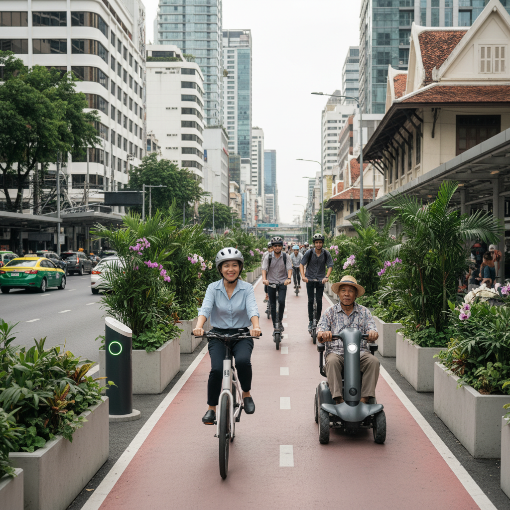 เทรนด์อนาคต 2026! ผุดเลนพิเศษ E-Bike ขับขี่ปลอดภัย - future-ebike-special-lane-trend