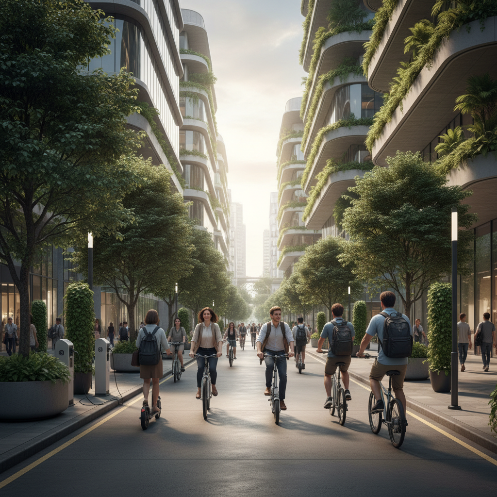 เทรนด์เมืองยุคใหม่ 2026: รัฐหนุน E-Bike ลดวิกฤตน้ำมันแพง - future-ebike-trend-green-city