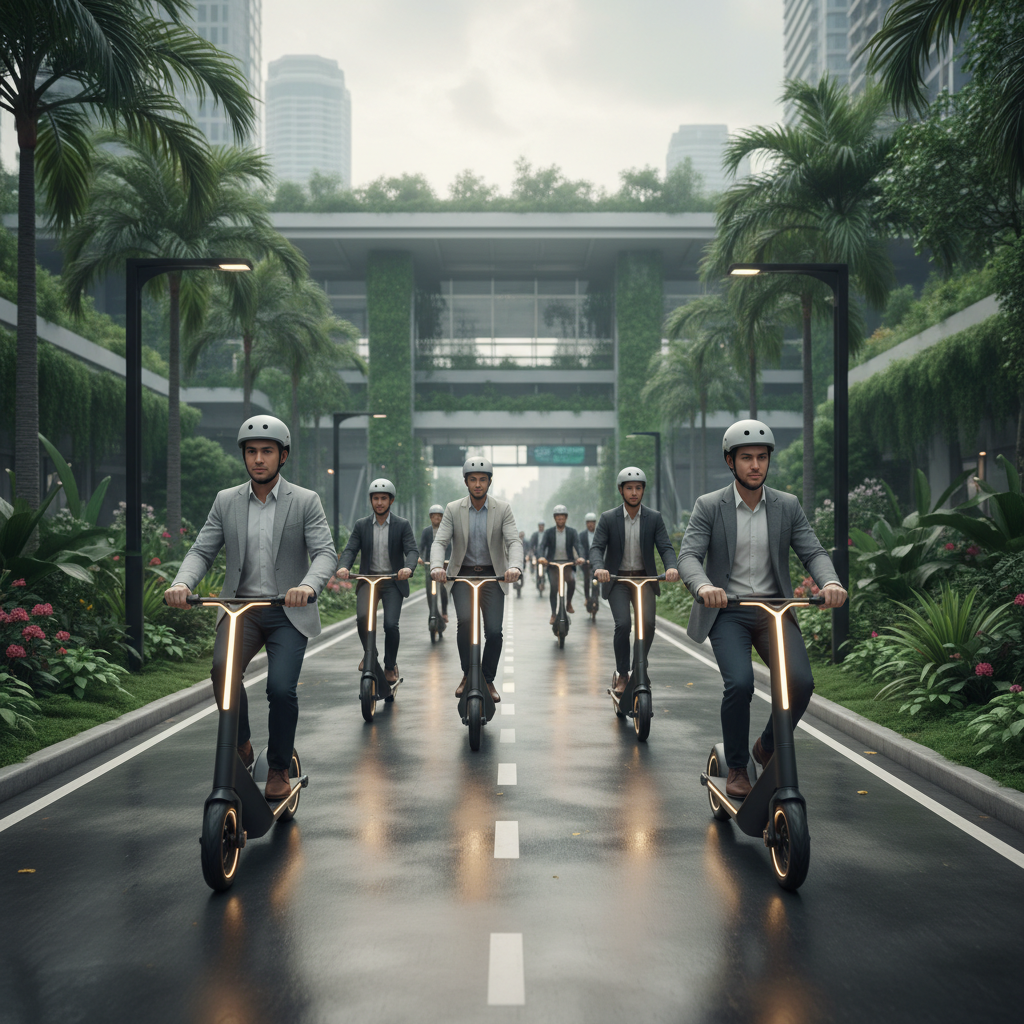 อนาคตสกู๊ตเตอร์ไฟฟ้า 2027 นวัตกรรมประหยัดพลังงานยุคใหม่ - future-electric-scooter-trends-2027