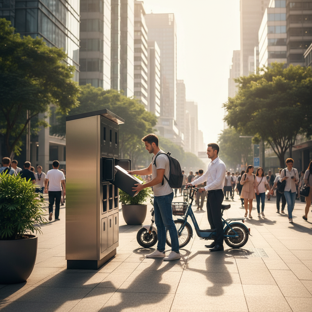 เทรนด์อนาคต! ตู้สลับแบต EV นวัตกรรมเปลี่ยนโลก E-Bike - future-ev-battery-swap-trend