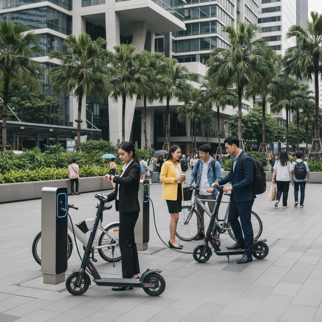เทรนด์อนาคต! ภาครัฐจ่อผุดสถานี Charging ทั่วไทยหนุน E-Bike - future-ev-charging-station-trend