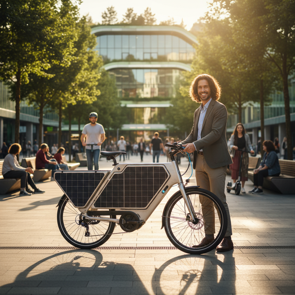 อนาคต EV 2026: E-Bike พลังงานแสงอาทิตย์ ชาร์จง่าย ประหยัด - future-solar-ev-ebike-trend