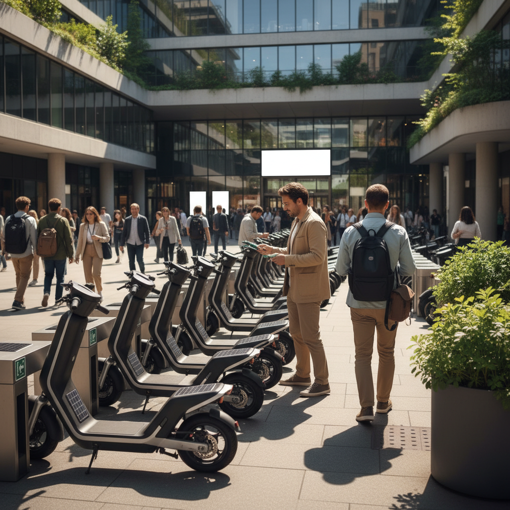 อนาคตของ EV 2026: สกู๊ตเตอร์โซลาร์เซลล์ ชาร์จเองไม่ง้อปลั๊ก - future-solar-ev-scooter-trend