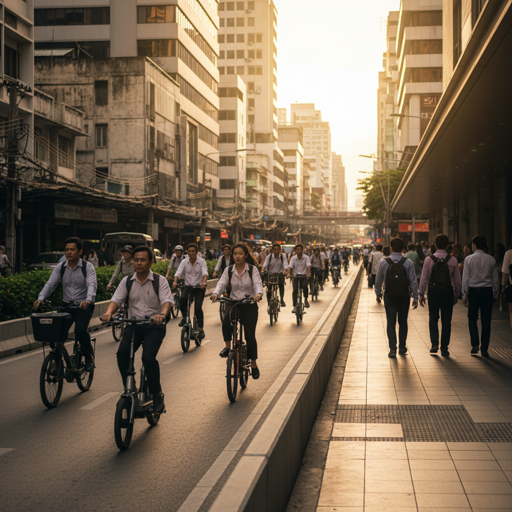 เทรนด์เมือง 2026: จับตานโยบายขยายเลน EV หนุนใช้ E-Bike - gov-ev-lane-ebike-trend