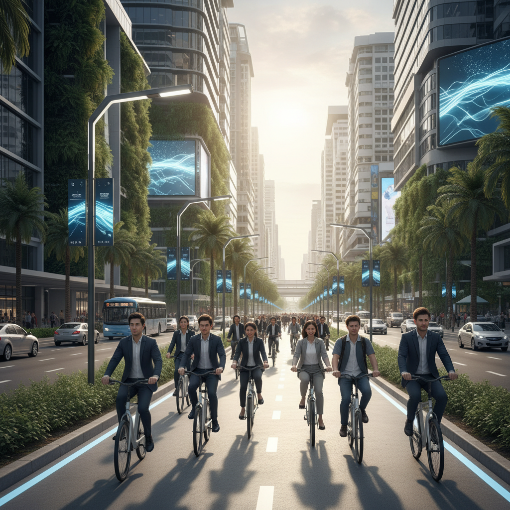 จับตาเทรนด์ 2026: รัฐผุดเลนพิเศษ E-Bike ดันเป้าเมืองสีเขียว - govt-ebike-lane-trend-2026