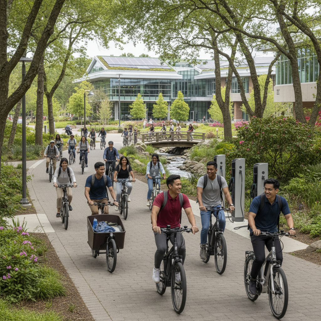 เทรนด์มหาลัย 2026: ดัน E-Bike รับยุคแคมปัสไร้ควัน - green-campus-ebike-trend