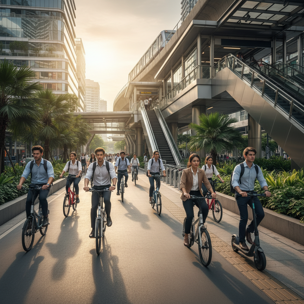 อัปเดตเทรนด์ 2026: E-Bike ขึ้นแท่นพาหนะเชื่อมต่อรถไฟฟ้าฮิต - micro-mobility-ebike-trend-2026