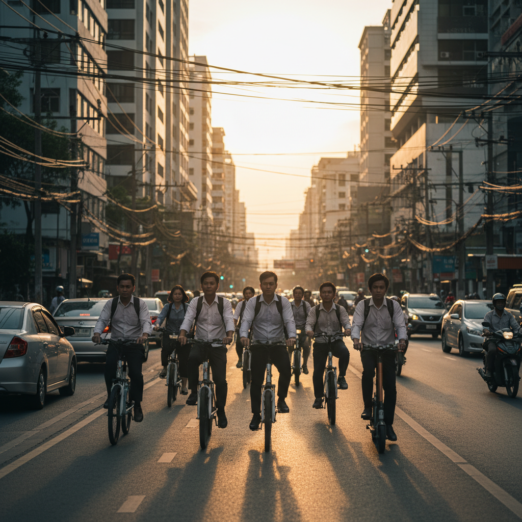 เทรนด์กลางปี 2026: ราคาน้ำมันพุ่ง ดัน E-Bike ครองใจวัยทำงาน - rising-gas-ebike-trend-2026