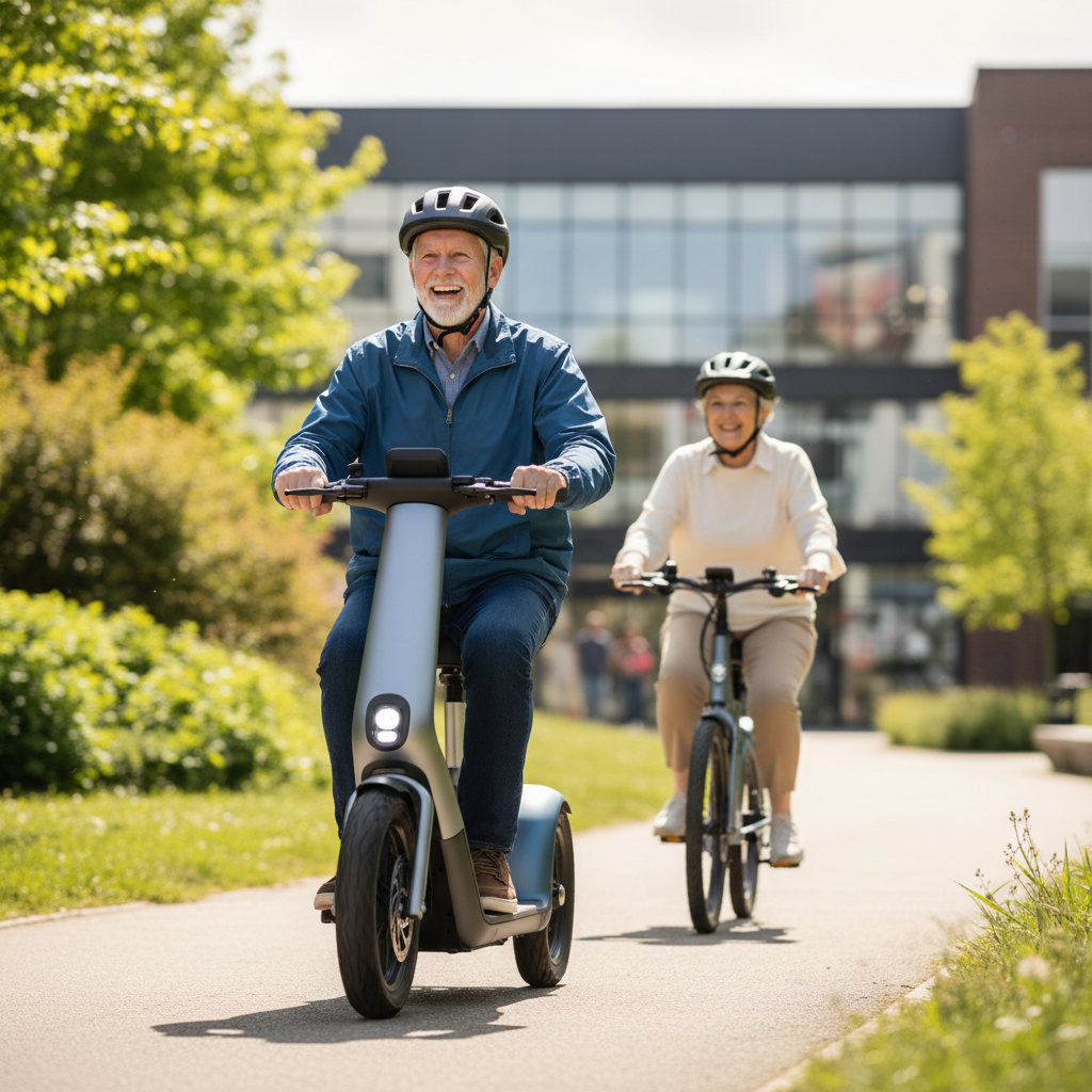 เทรนด์ EV วัยเก๋า 2026! สกู๊ตเตอร์ไฟฟ้าสุดล้ำขับขี่ปลอดภัย - senior-electric-scooter-trend
