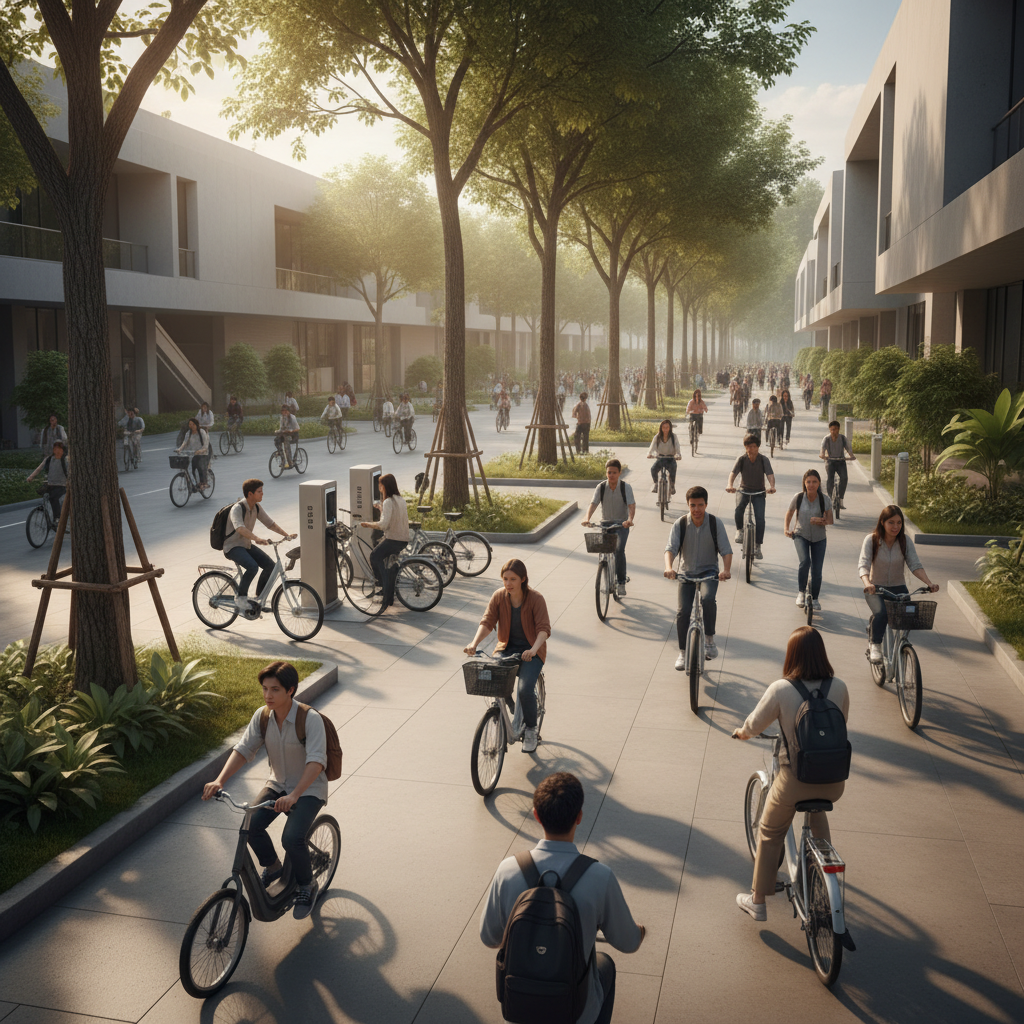 เจาะเทรนด์ EV 2026: มหาลัยทั่วไทยดัน E-Bike ลดใช้น้ำมัน - smart-campus-ebike-ev-trend