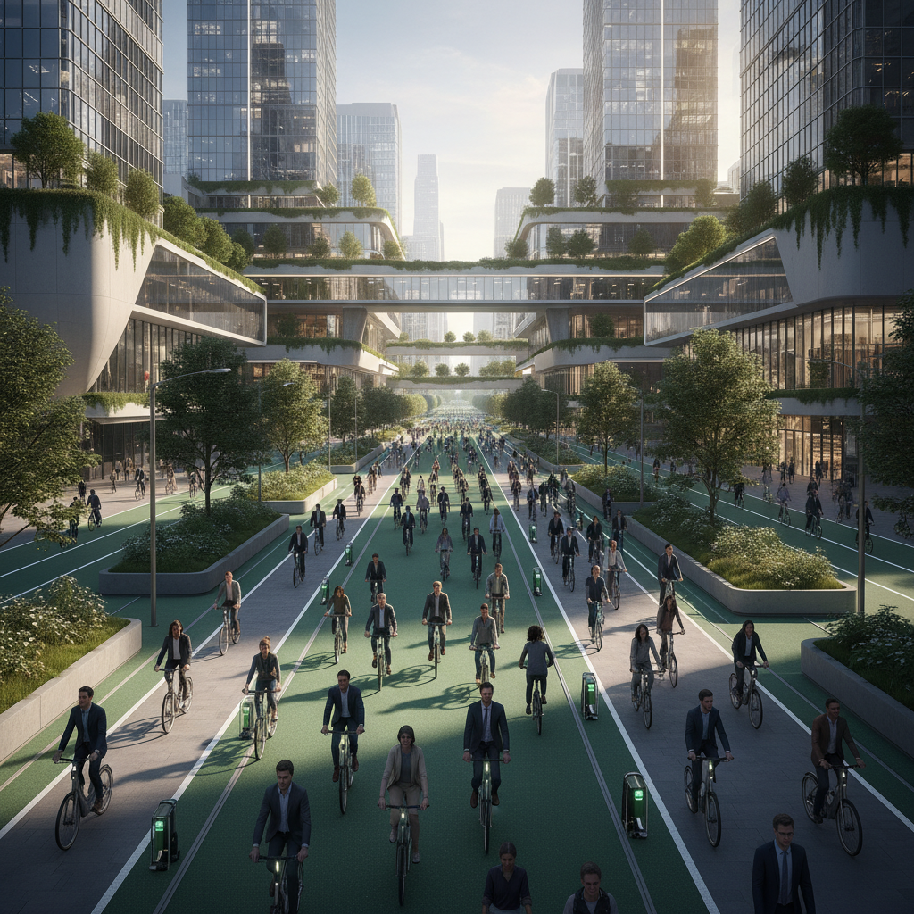 อนาคต EV 2027: เมืองอัจฉริยะดัน E-Bike พาหนะหลักวัยทำงาน - smart-city-ebike-ev-trend