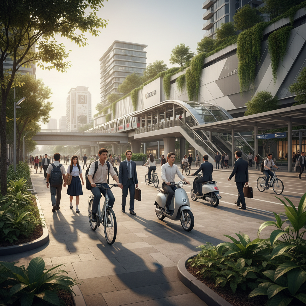 เทรนด์สมาร์ทซิตี้ 2026: ดัน E-Bike เชื่อมต่อขนส่งมวลชน - smart-city-ebike-ev-trend