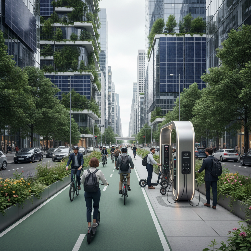 จับตานโยบายรัฐ! เลนพิเศษ E-Bike หนุนเมือง Smart City 2026 - smart-city-ebike-lane-policy