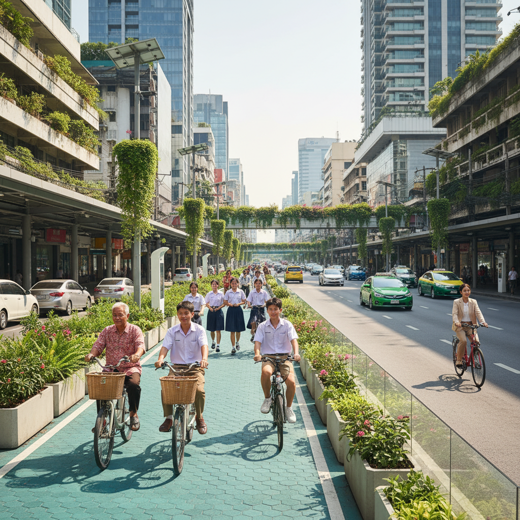 เทรนด์ 2026: เลนพิเศษ E-Bike หนุนนโยบาย Smart City ทั่วไทย - smart-city-ebike-lane-trend
