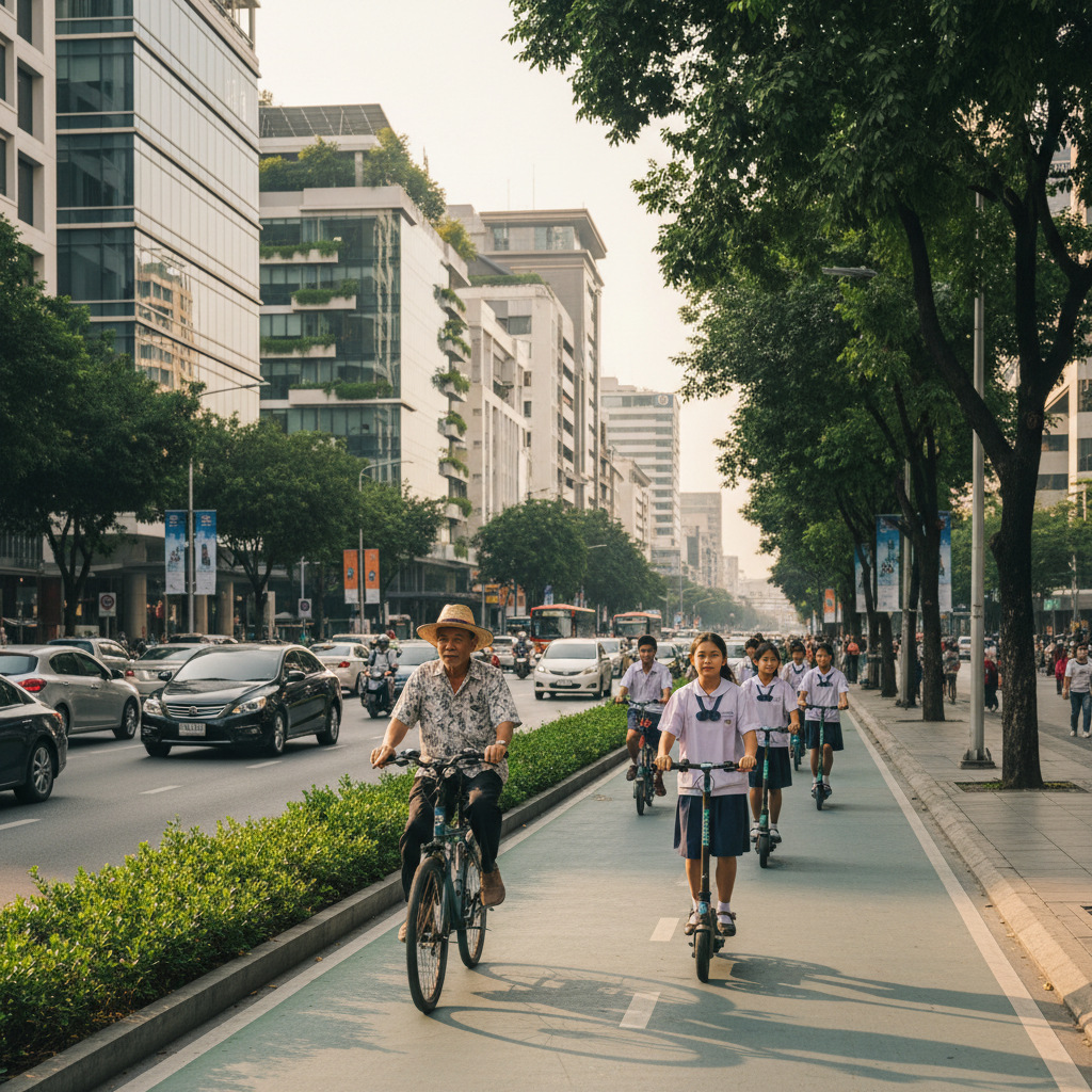 รับเทรนด์ Smart City! รัฐเตรียมผุดเลน E-Bike นำร่องหัวเมือง - smart-city-ebike-lane-trend