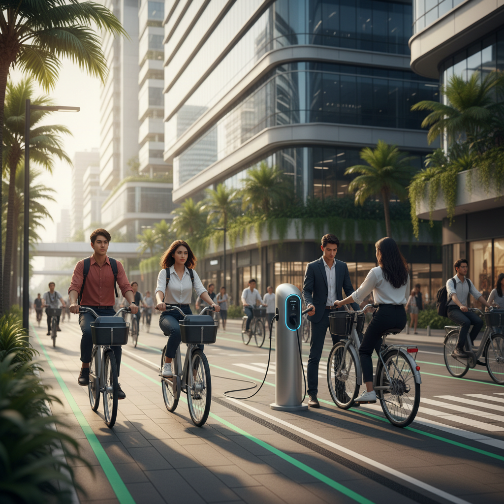 ส่องเทรนด์ 2026: นวัตกรรม E-Bike กับอนาคต Smart City ในไทย - smart-city-ebike-trend-2026
