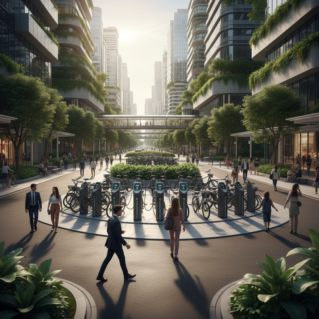 เทรนด์ 2026: สมาร์ทซิตี้ดันจุดชาร์จ EV หนุนใช้ E-Bike ทั่วไทย - smart-city-ev-charging-2026