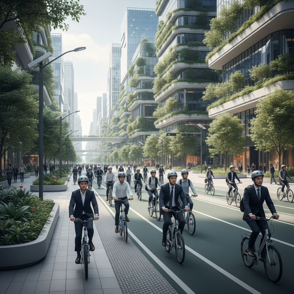 นโยบาย EV 2026: อนาคต E-Bike เลนพิเศษรับ Smart City - smart-city-ev-policy-ebike