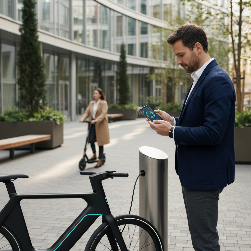 ส่องเทรนด์ 2026: E-Bike อัจฉริยะ คุมชาร์จไฟผ่านมือถือ - smart-ebike-charging-trend-2026