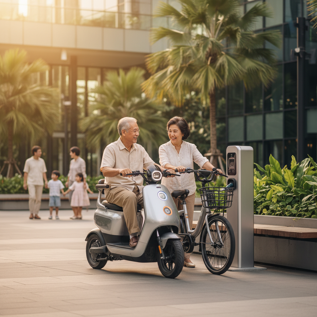 อัปเดต EV 2026: นวัตกรรม E-Bike อัจฉริยะเพื่อวัยเก๋า - smart-ebike-trend-elderly-2026