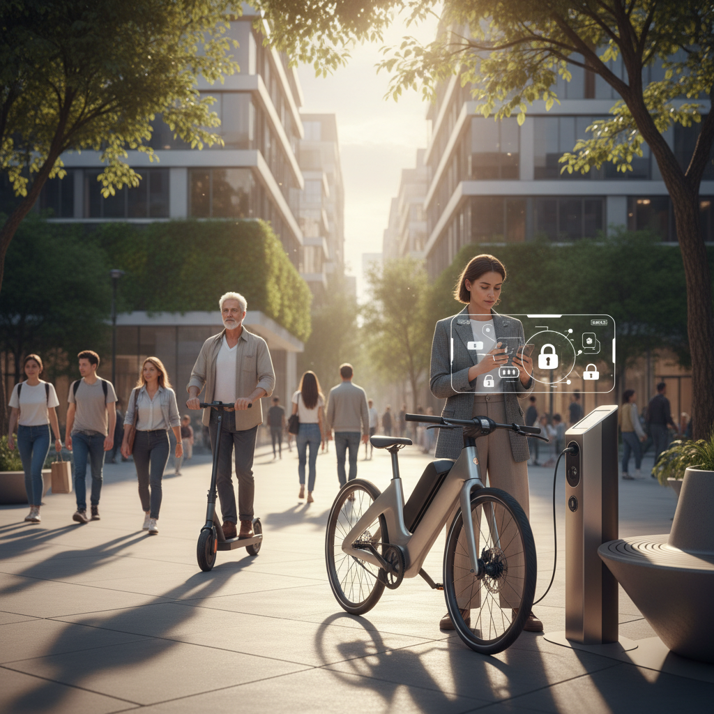 อัปเดต EV 2026: ระบบ IoT บน E-Bike เชื่อมแอปกันขโมยสุดล้ำ - smart-iot-ebike-trend-2026