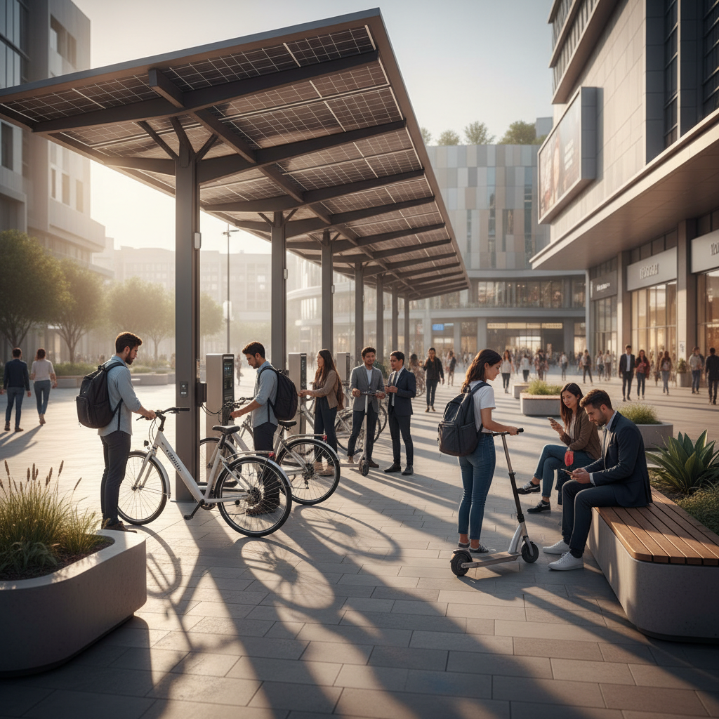 เจาะเทรนด์ Q3/2026: สถานีชาร์จ E-Bike โซลาร์เซลล์ - solar-charging-ebike-2026